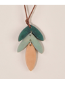 Collier 'Tagua feuille' Thumbnail 1