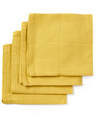 Set de 4 serviettes 'Jaune' Thumbnail 1