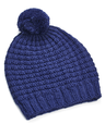 Bonnet 'Pompom', Bleu, OS Thumbnail 1