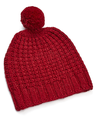 Bonnet 'Pompom', Rouge, OS Thumbnail 1
