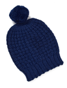 Bonnet Pompom, Navy, OS Thumbnail 1