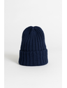 MERINO Thick Rib Hat - Space Blue Thumbnail 1